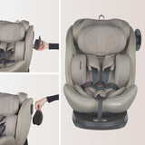 Scaun auto iSize 40-150 cm Coccolle Nova Sand beige