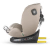 Scaun auto iSize 40-150 cm Coccolle Nova Sand beige+Coccolle protectie bancheta auto mica