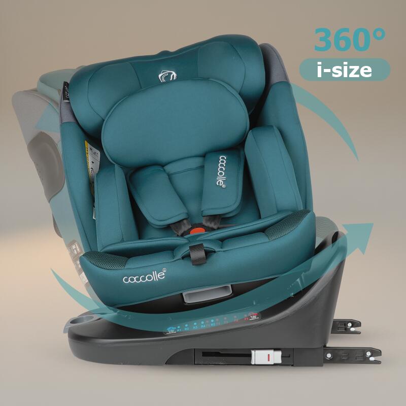 Scaun auto iSize 40-150 cm Coccolle Atira Hydra blue