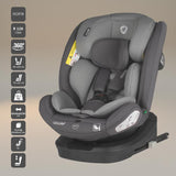 Scaun auto iSize 40-150 cm Coccolle Nyota Diamond black