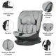 Scaun auto rotativ iSize Coccolle Velsa Neutral grey