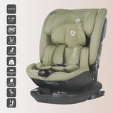 Scaun auto rotativ iSize Coccolle Velsa Moss green
