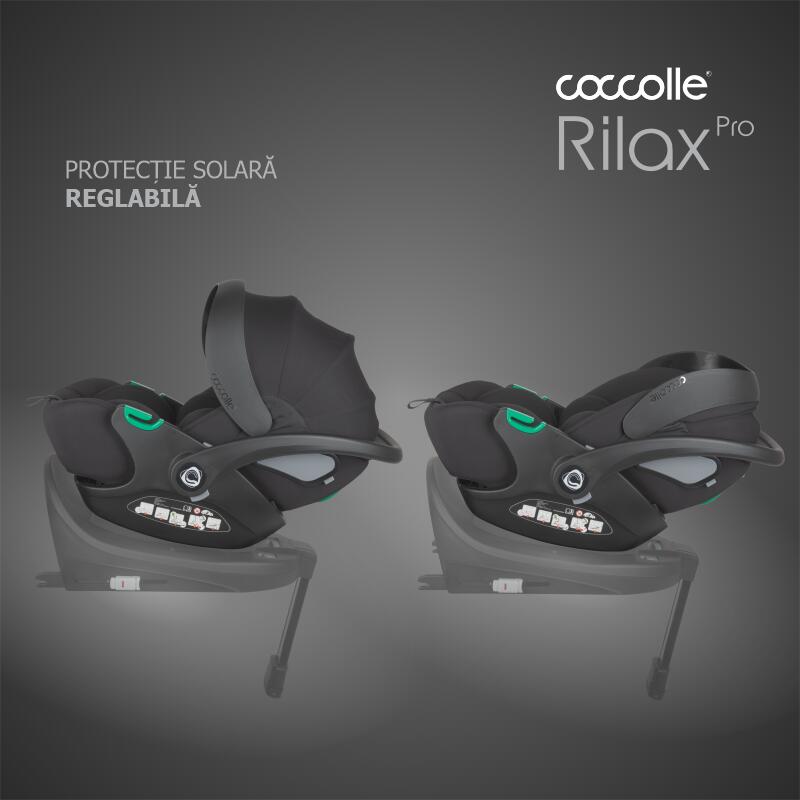 Scoica auto iSize Coccolle Rilax Black