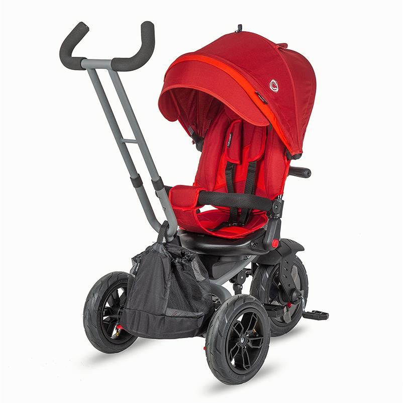 Tricicleta multifunctionala Coccolle Pianti Ruby Red - gogobaby.ro