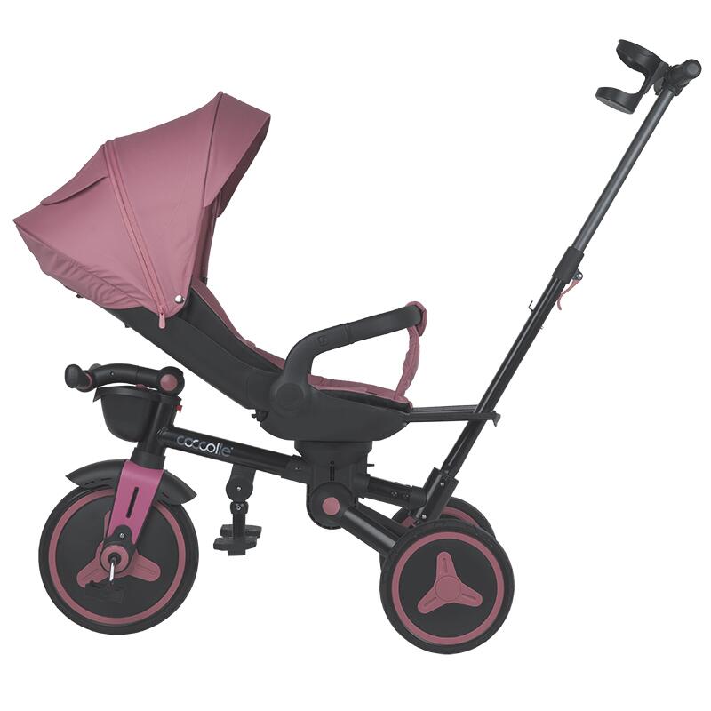 Tricicleta ultrapliabila Coccolle Urbio Plus, Smoked Pink