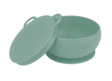 Bol Minikoioi cu Ventuza si Capac, 100% Premium Silicone – River Green