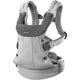 BabyBjorn - Marsupiu anatomic cu multiple pozitii de purtare colectia Harmony, tesatura melange, Light Gray