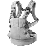 BabyBjorn - Marsupiu anatomic cu multiple pozitii de purtare colectia Harmony, tesatura melange, Light Gray