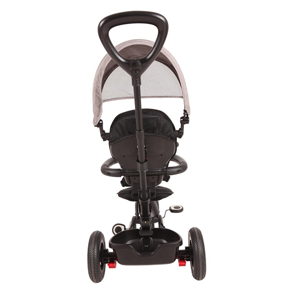 Tricicleta cu roti de cauciuc Qplay Rito Rubber Violet - gogobaby.ro