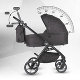 Carucior modular 2in1 Coccolle Serry Jet black