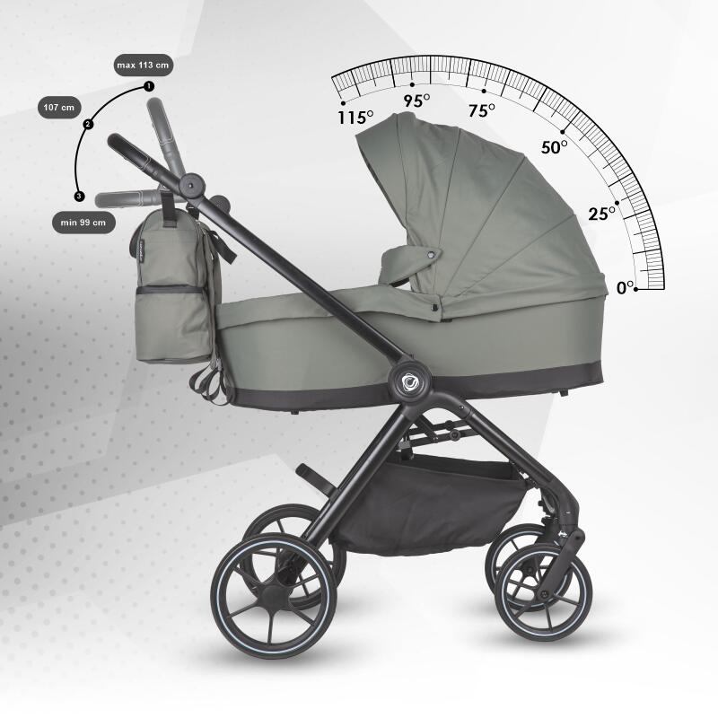 Carucior modular 2in1 Coccolle Serry Moss green