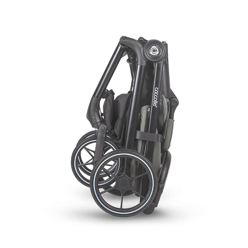 Carucior modular 2in1 Coccolle Serry Moss green+ Scoica auto iSize Coccolle Knox Black - gogobaby.ro