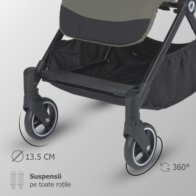 Carucior sport cu pliere automata Coccolle Melia Sage Shadow
