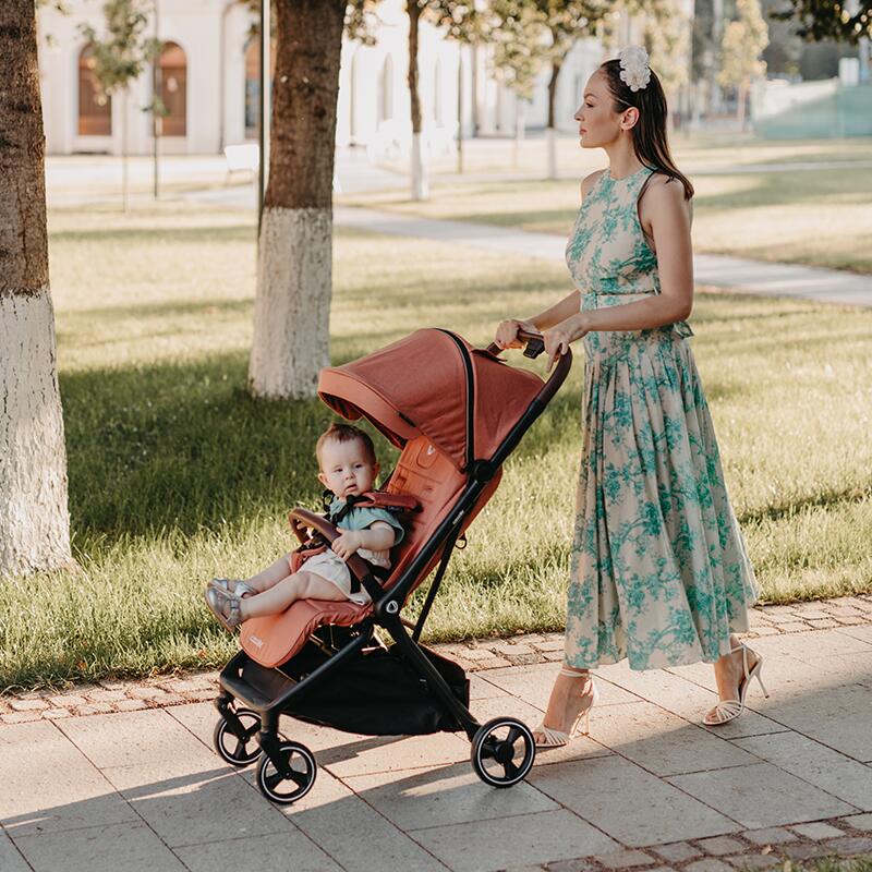 Carucior sport cu pliere automata Coccolle Lemira Coral - gogobaby.ro