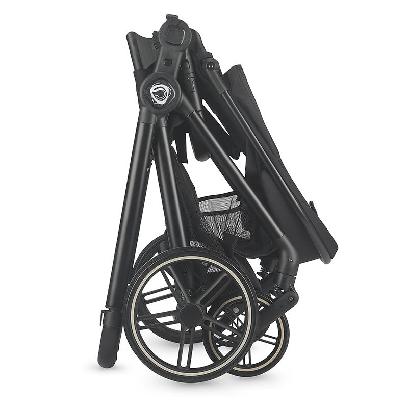 Carucior modular 4in1 Coccolle Lissia Anthracite cu Scoica auto iSize Coccolle Rilax Greystone si Baza isofix iSize Coccolle Rilax