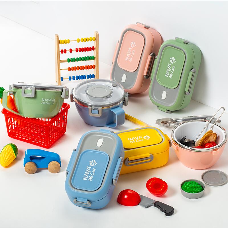Lunchbox Nava We care 800 ml roz