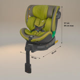 Scaun auto iSize 40-150 cm Coccolle Mago Olive khaki