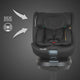 Scaun auto iSize 40-150 cm Coccolle Ario Midnight Black