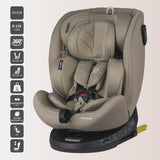 Scaun auto iSize 40-150 cm Coccolle Nova Sand beige
