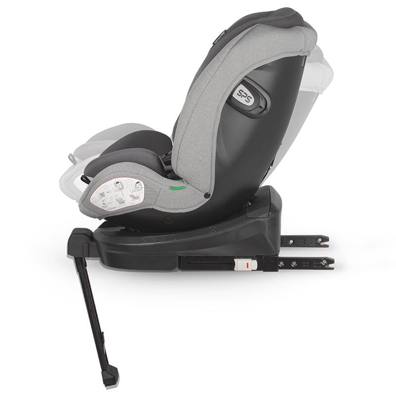 Scaun auto iSize 40-150 cm Coccolle Sidra Moonlit grey+Coccolle protectie bancheta auto mica - gogobaby.ro
