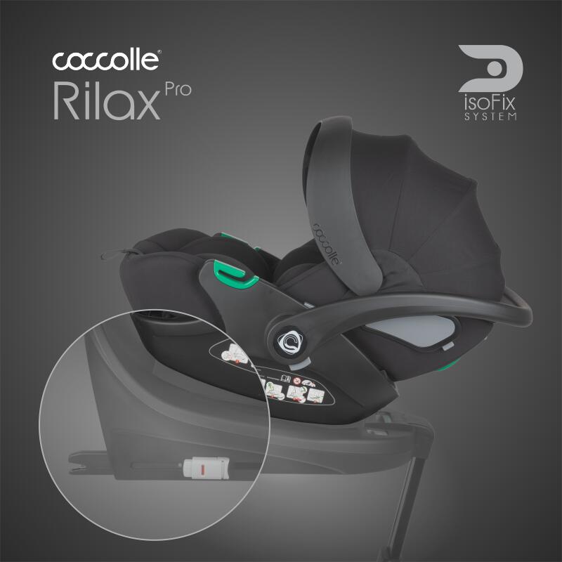 Scoica auto iSize Coccolle Rilax Black