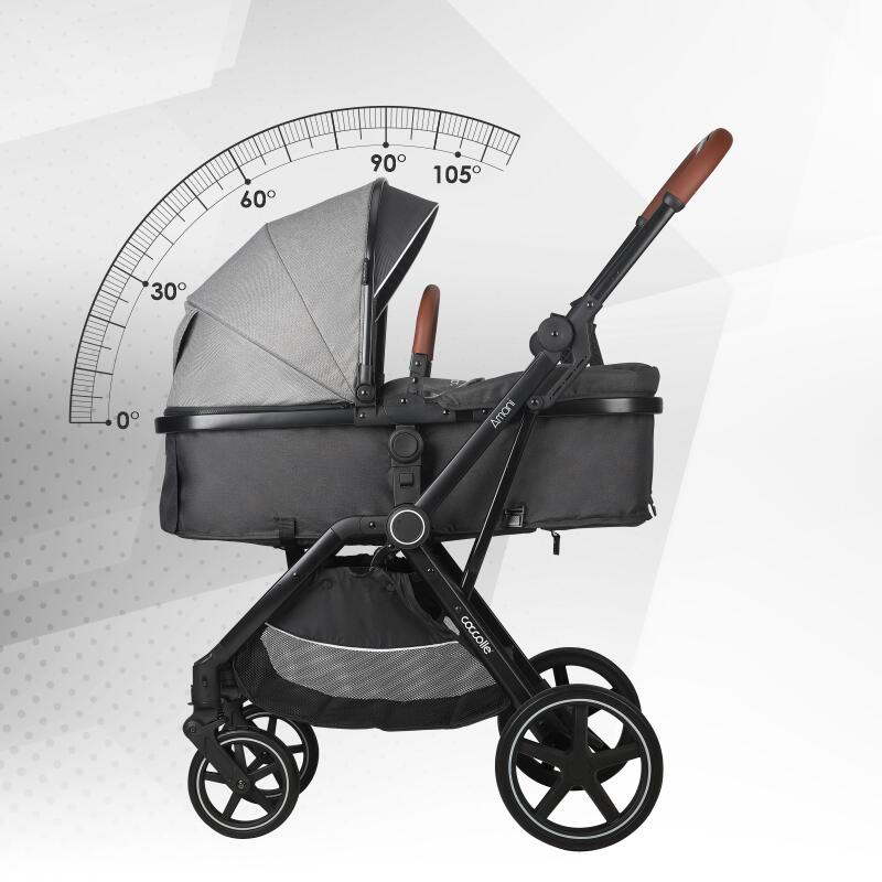 Carucior transformabil 3in1 Coccolle Amani Anthracite