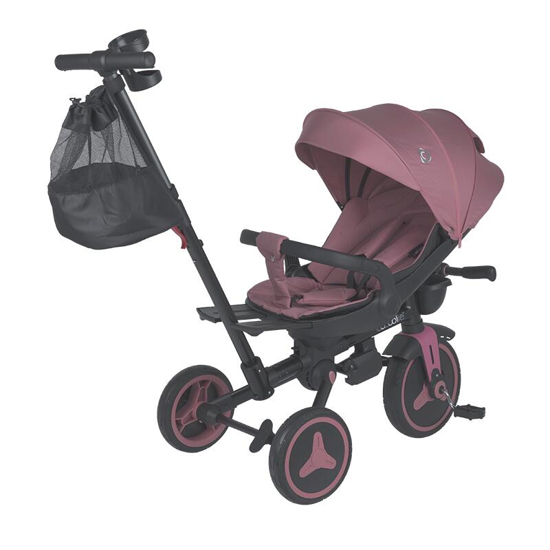 Tricicleta ultrapliabila Coccolle Urbio Plus, Smoked Pink
