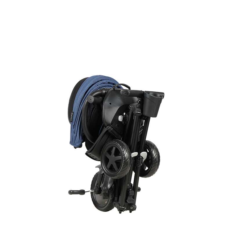 Tricicleta ultrapliabila Qplay Nova Niello Albastru - gogobaby.ro