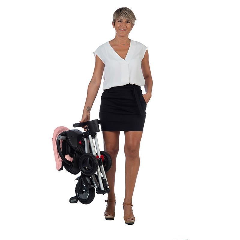 Tricicleta ultrapliabila Qplay Nova Roz - gogobaby.ro