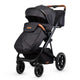 Carucior modular 2in1 C Nessia Diamond black+Balansoar bebelusi C Velio Butternut