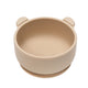 Bol din silicon cu ventuza, AppeKids, The Little Bear - Bubble Beige