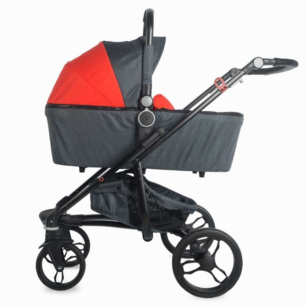 Carucior modular 2 in 1 DHS Arrow rosu - gogobaby.ro