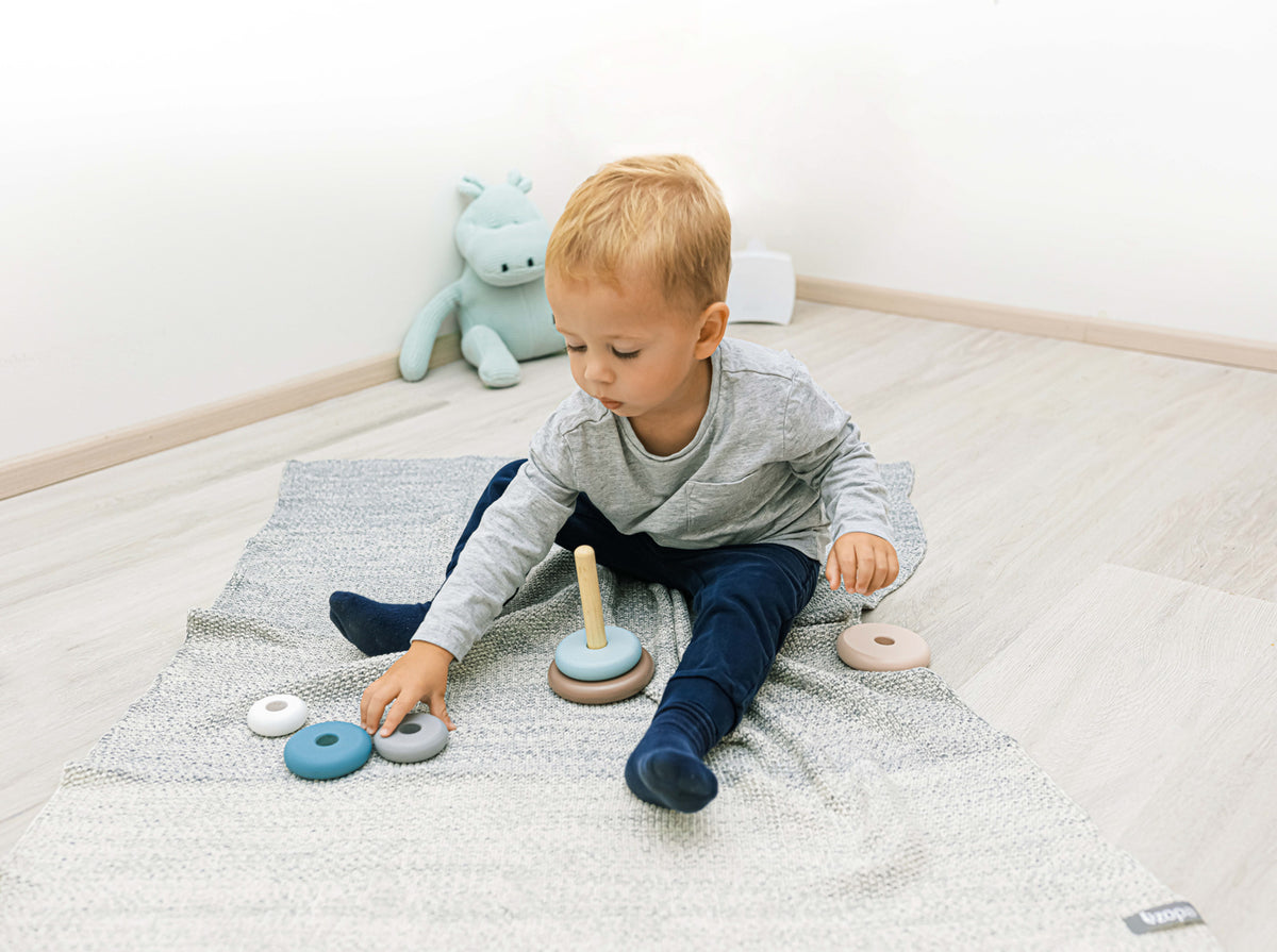 ZOPA - Jucarie Turnul Inelelor Blue - gogobaby.ro
