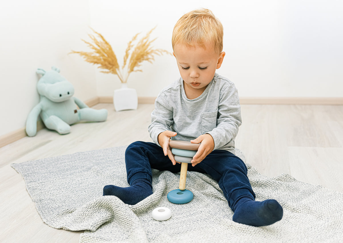 ZOPA - Jucarie Turnul Inelelor Blue - gogobaby.ro