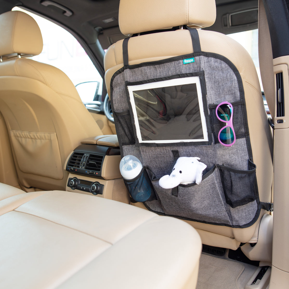 ZOPA - Organizator multifunctional pentru scaun auto Grey - gogobaby.ro