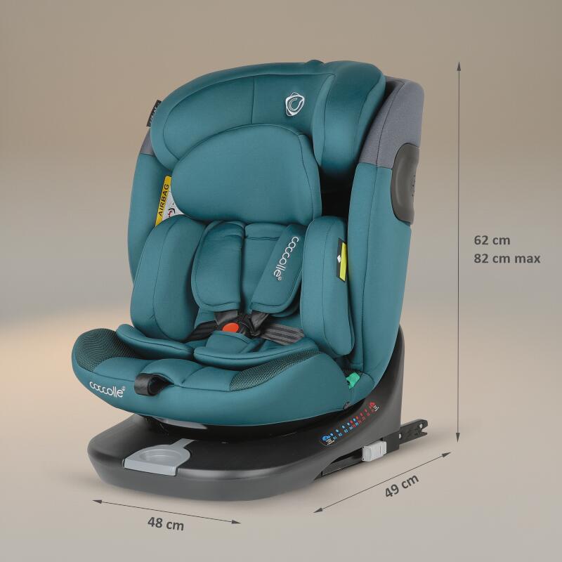 Scaun auto iSize 40-150 cm Coccolle Atira Hydra blue