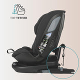 Scaun auto rotativ iSize Coccolle Velsa Jet black