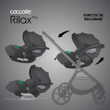 Scoica auto iSize Coccolle Rilax Greystone