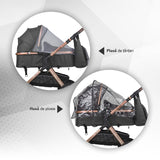 Carucior transformabil 3in1 Coccolle Melora Diamond black