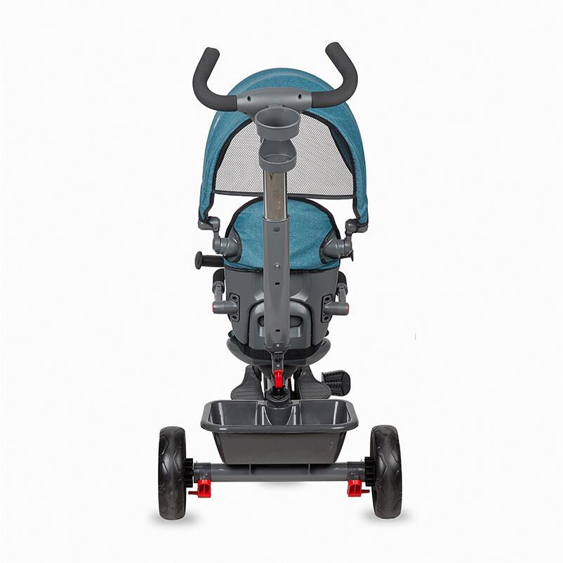 Tricicleta multifunctionala Coccolle Primo Turquoise tide - gogobaby.ro