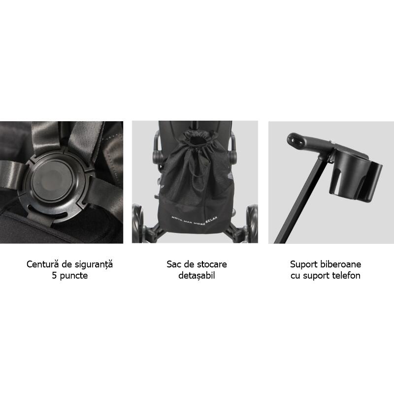 Tricicleta ultrapliabila Qplay Nova MAX Violet - gogobaby.ro