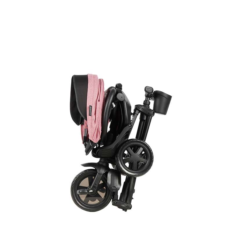 Tricicleta ultrapliabila Qplay Nova Niello Roz - gogobaby.ro