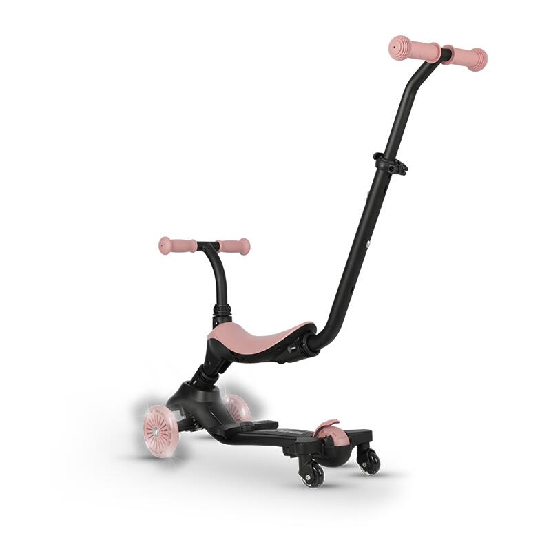 Trotineta multifunctionala 5in1 Qplay Sema EVO Roz