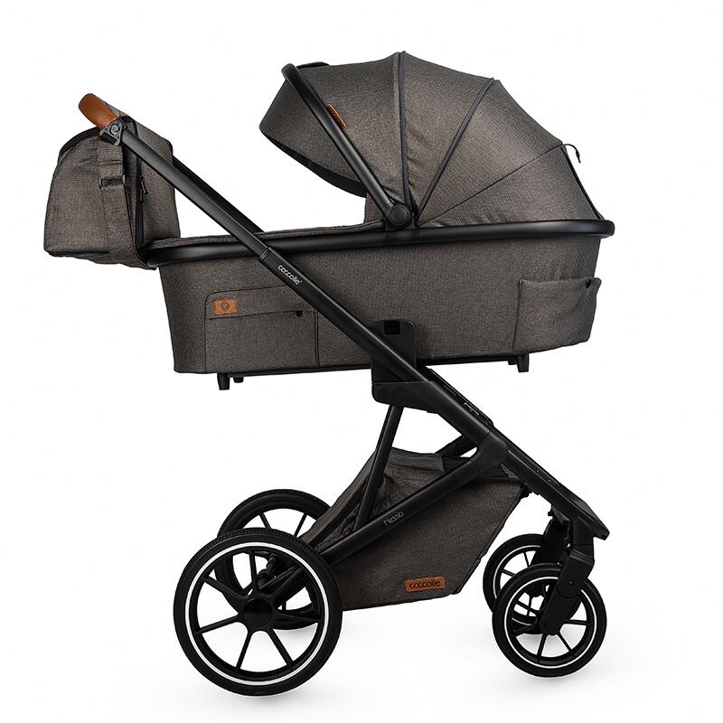 Carucior modular 2in1 C Nessia Anthracite+Balansoar bebelusi C Velio Butternut - gogobaby.ro