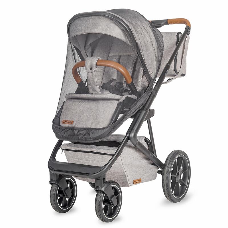 Carucior modular 2in1 Coccolle Nessia Lunar rock+Balansoar bebelusi C Velio Butternut - gogobaby.ro
