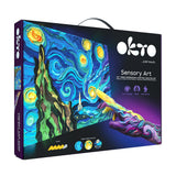 Set pictura 3D cu argila usoara, 30*40cm - Starry Night