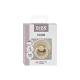 BIBS - Suzeta Colour Latex, tetina rotunda, 0+ luni, ambalaj premium