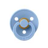 BIBS - Suzeta Colour Latex, tetina rotunda, 0 luni +-Sky Blue