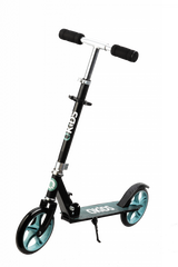 Trotineta freestyle, QKIDS, WEISS Green, Ghidon reglabil pe 3 trepte, Amortizor Easy&Up, Platforma anti-derapanta, Pliabila, Aluminiu