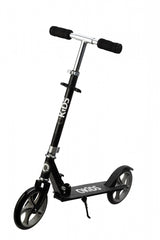 Trotineta freestyle, QKIDS, WEISS Black, Ghidon reglabil pe 3 trepte, Amortizor Easy&Up, Platforma anti-derapanta, Pliabila, Aluminiu